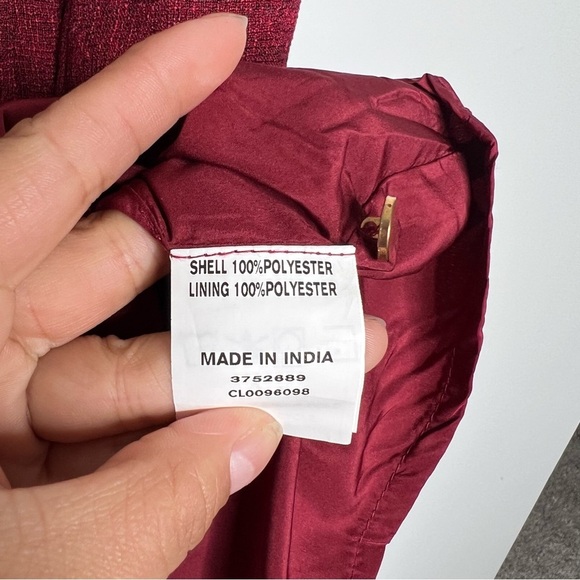 eShakti Cross-Hatch Suiting A-Line Dress 2 - Picture 5 of 9